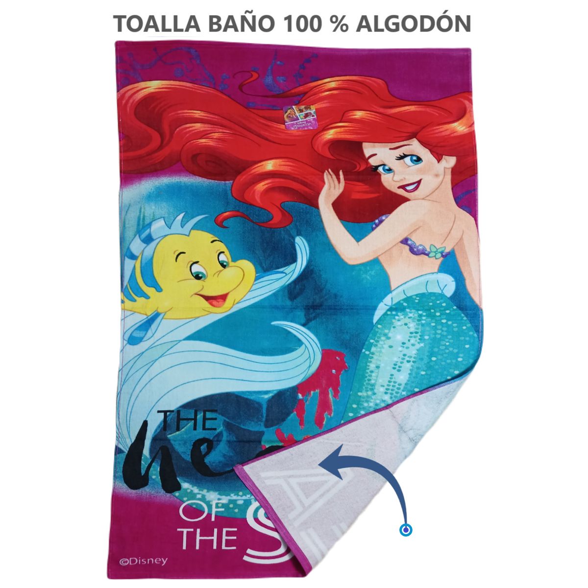 GENERICO - TOALLA DE PLAYA O BAÑO 100% ALGODÓN