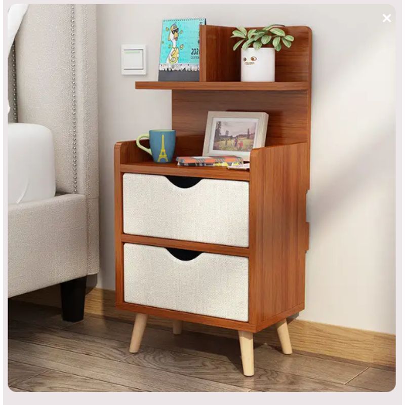 NACION MUEBLES - VELADOR NACION MUEBLES ADRIAN MODERNO COLOR MARRON