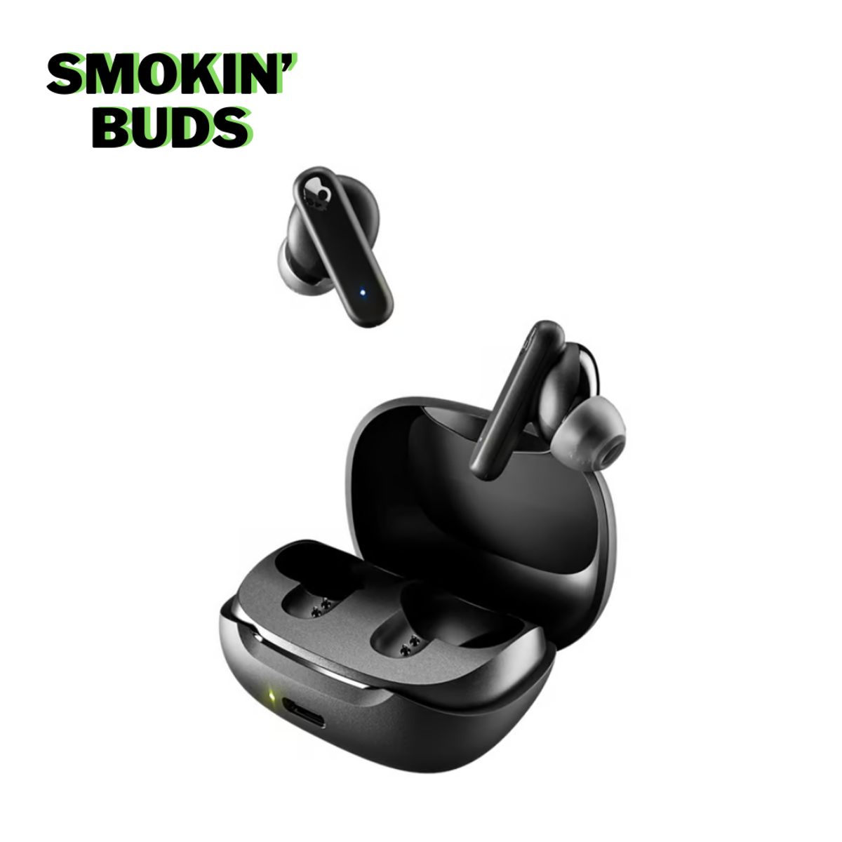 SKULLCANDY - Skullcandy Smokin Buds Audífono Bluetooth IPX4 con Hasta 20 Horas