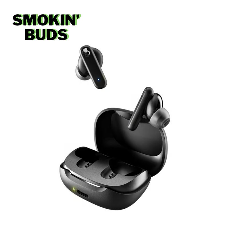 SKULLCANDY - Skullcandy Smokin Buds Audífono Bluetooth IPX4 con Hasta 20 Horas