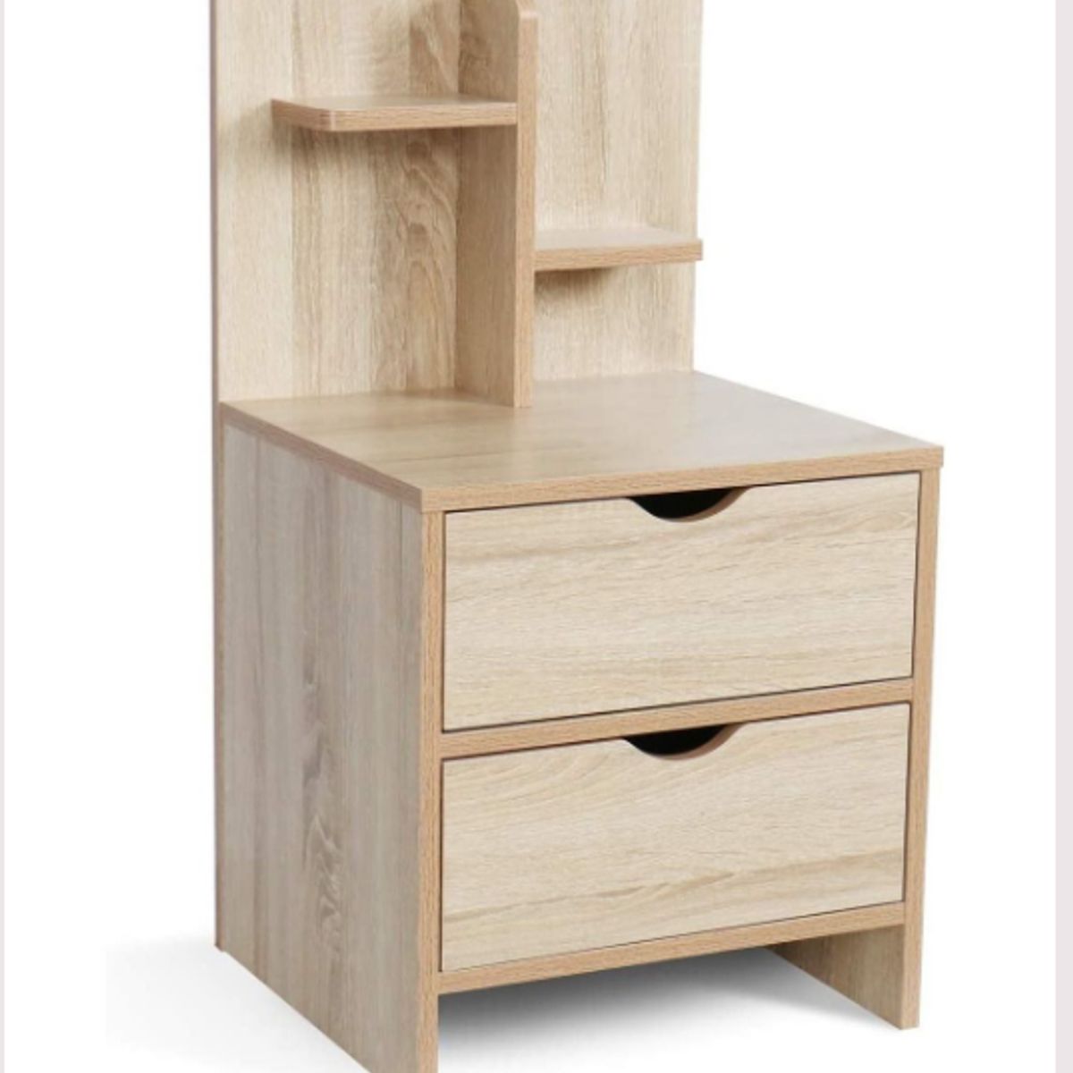 NACION MUEBLES - VELADOR NACION MUEBLES MIGUEL INDUSTRIAL COLOR DUNA