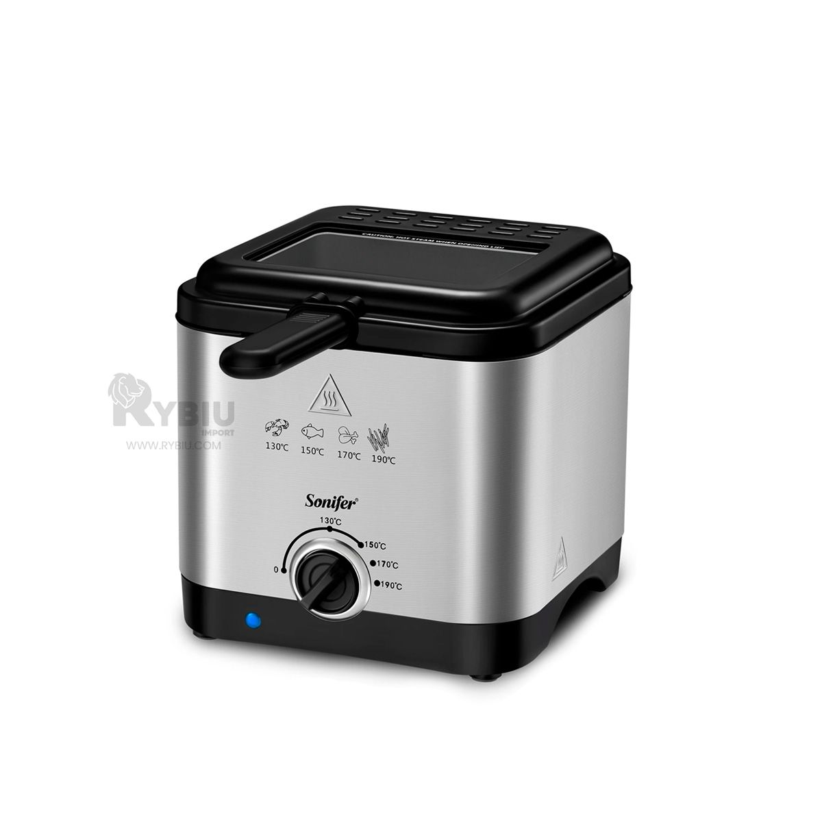 GENERICO - Freidora Electrica Tipo Brostera en Diseño Moderno