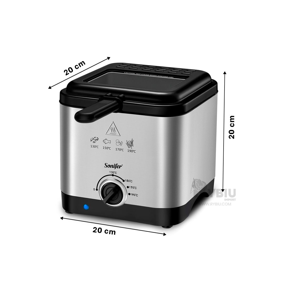 GENERICO - Freidor con Base con Energia Y+Ligas de Regalo