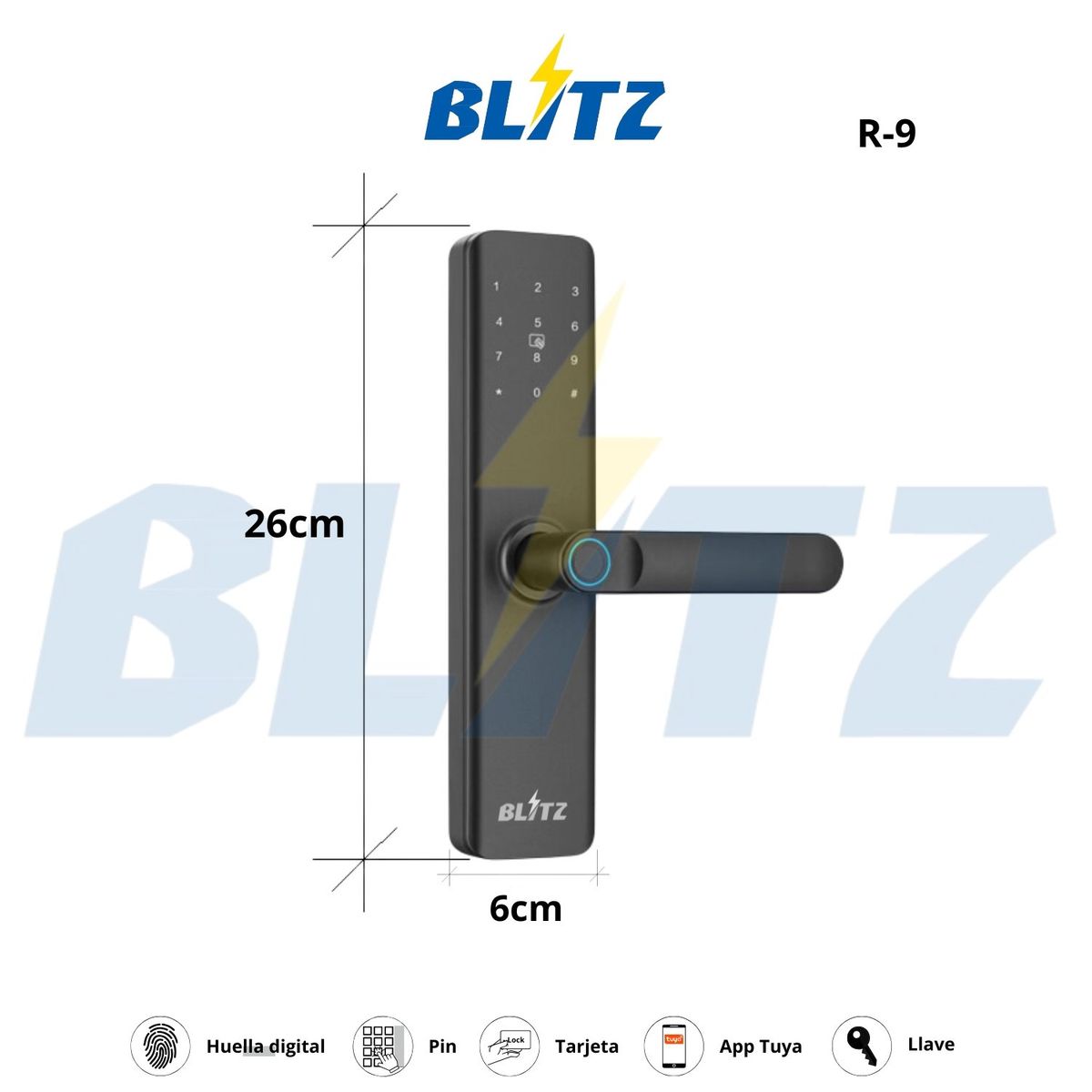 BLITZ - Cerradura Inteligente Wifi K9