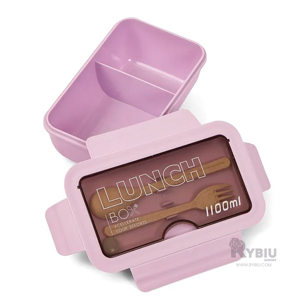 RYBIU IMPORT - Envase Hermetico de Color Morado Y+Regalo Agendita