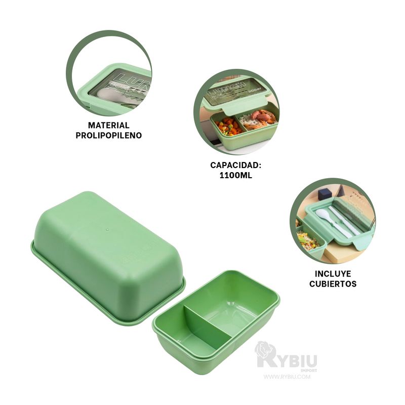 RYBIU IMPORT - Envase Liviano Color Verde Y+Regalo Stickers