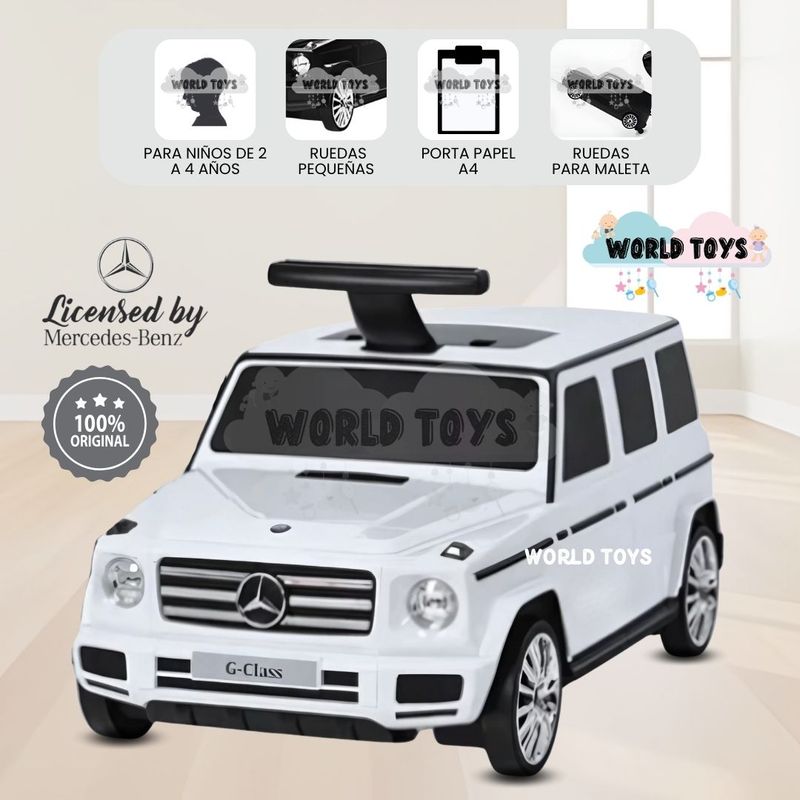 MERCEDES - Correpasillo de arrastre Maleta Buggie «BUGGIE BAG» White
