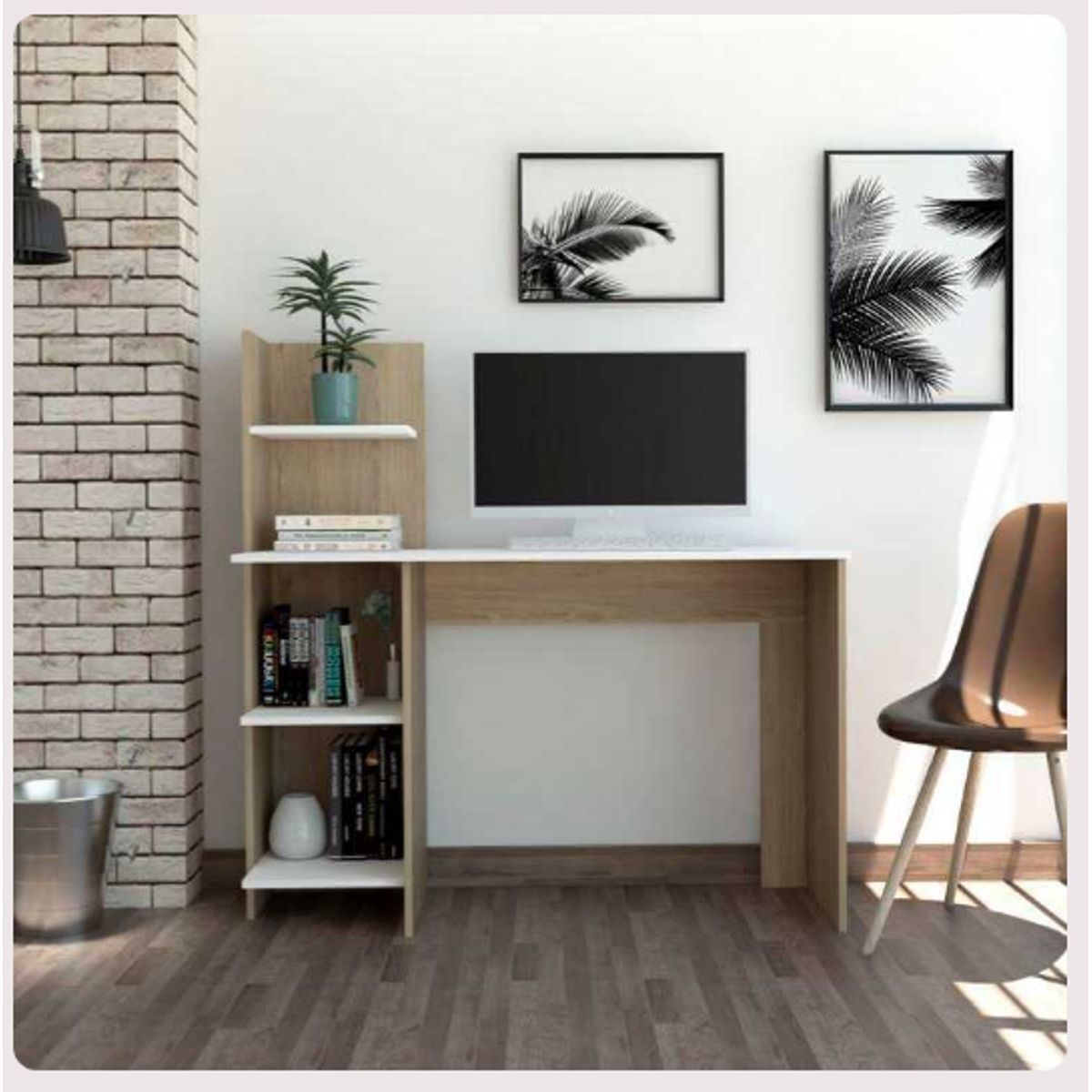 NACION MUEBLES - ESCRITORIO NACION MUEBLES JESUS COLOR BEIGE