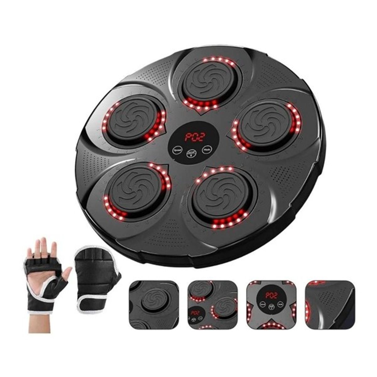 GENERICO - Maquina de Boxeo con Música Bluetooth para Entrenamiento