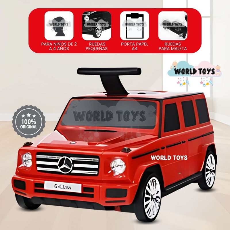 MERCEDES - Correpasillo de arrastre Maleta Buggie «BUGGIE BAG» Red