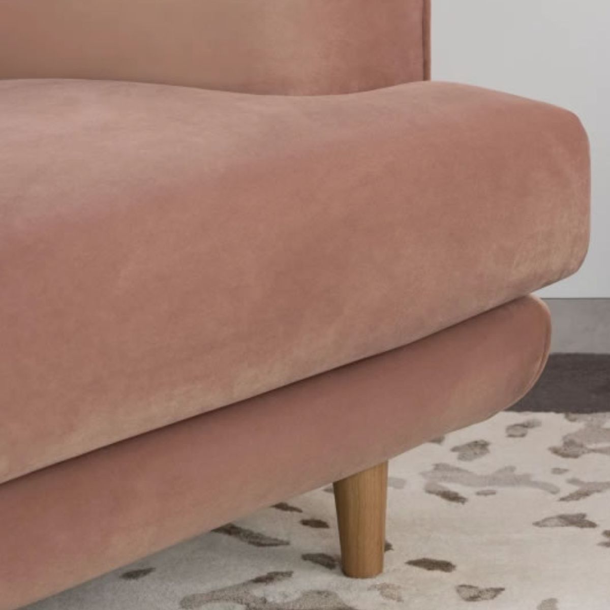 YOLODECORO - Sofá de 2 Cuerpos Gracie Rosa Vintage