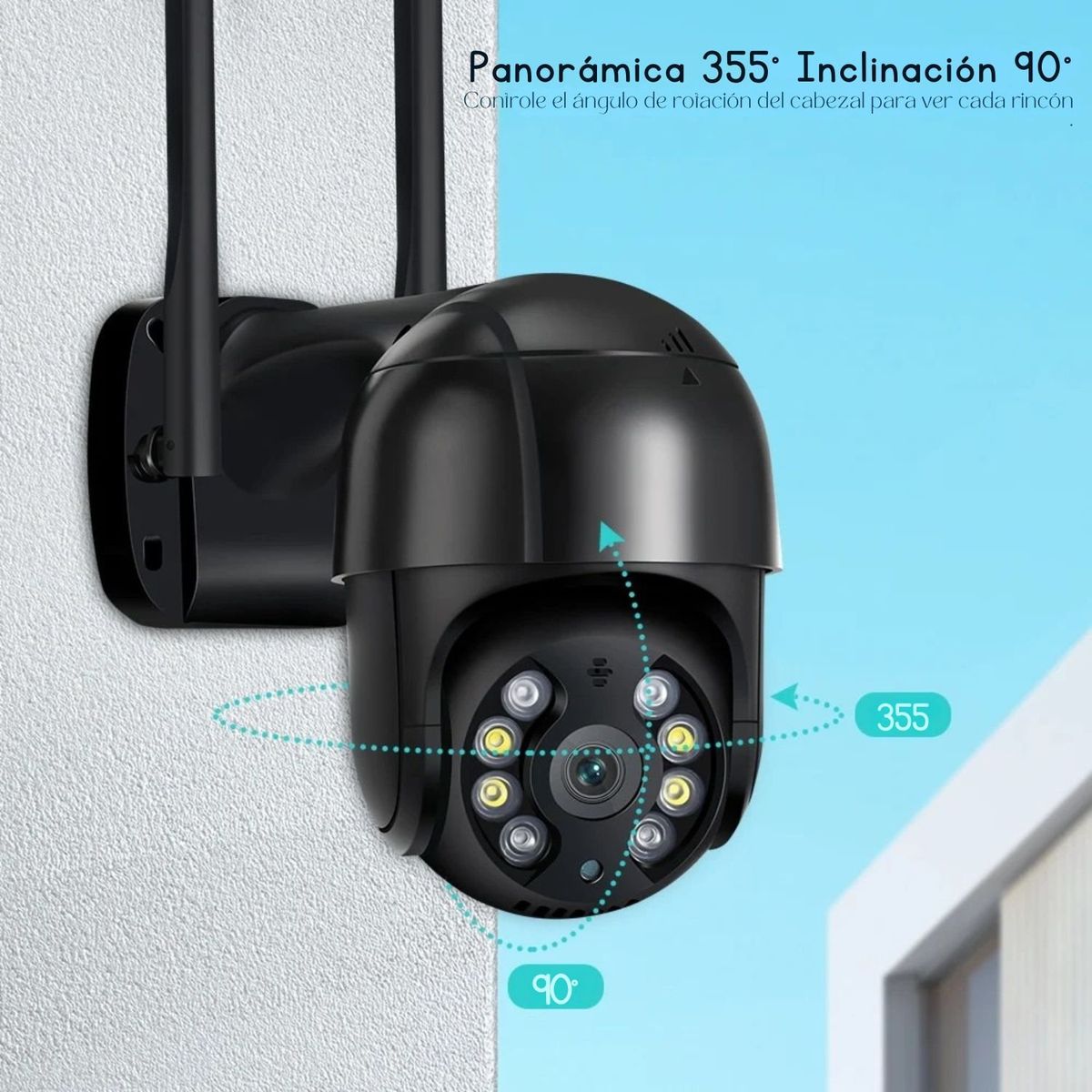 OEM - Camara de Seguridad Exterior IP Full HD 2MPx Visión Nocturna WiFi