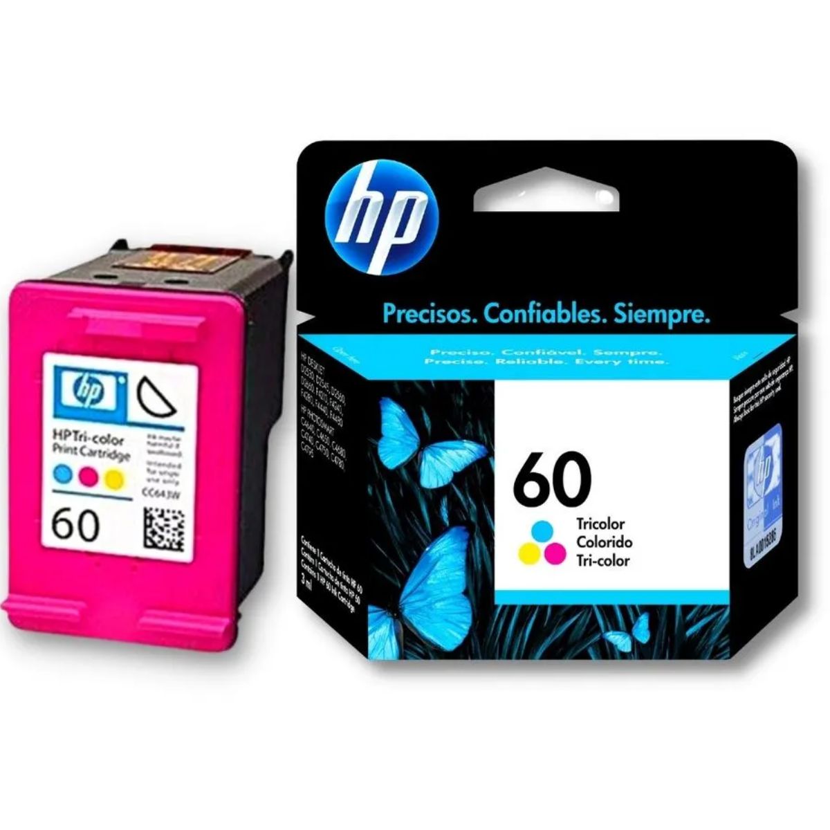 HP - Cartucho de Tinta HP 60 Tricolor Original