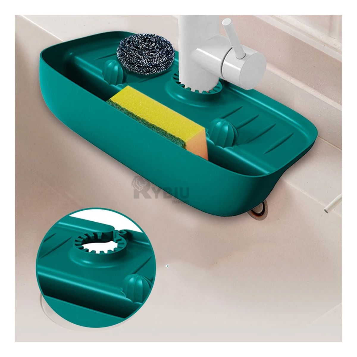 RYBIU IMPORT - Bandeja Optima Resistente en Color Verde Y+Regalo Stickers