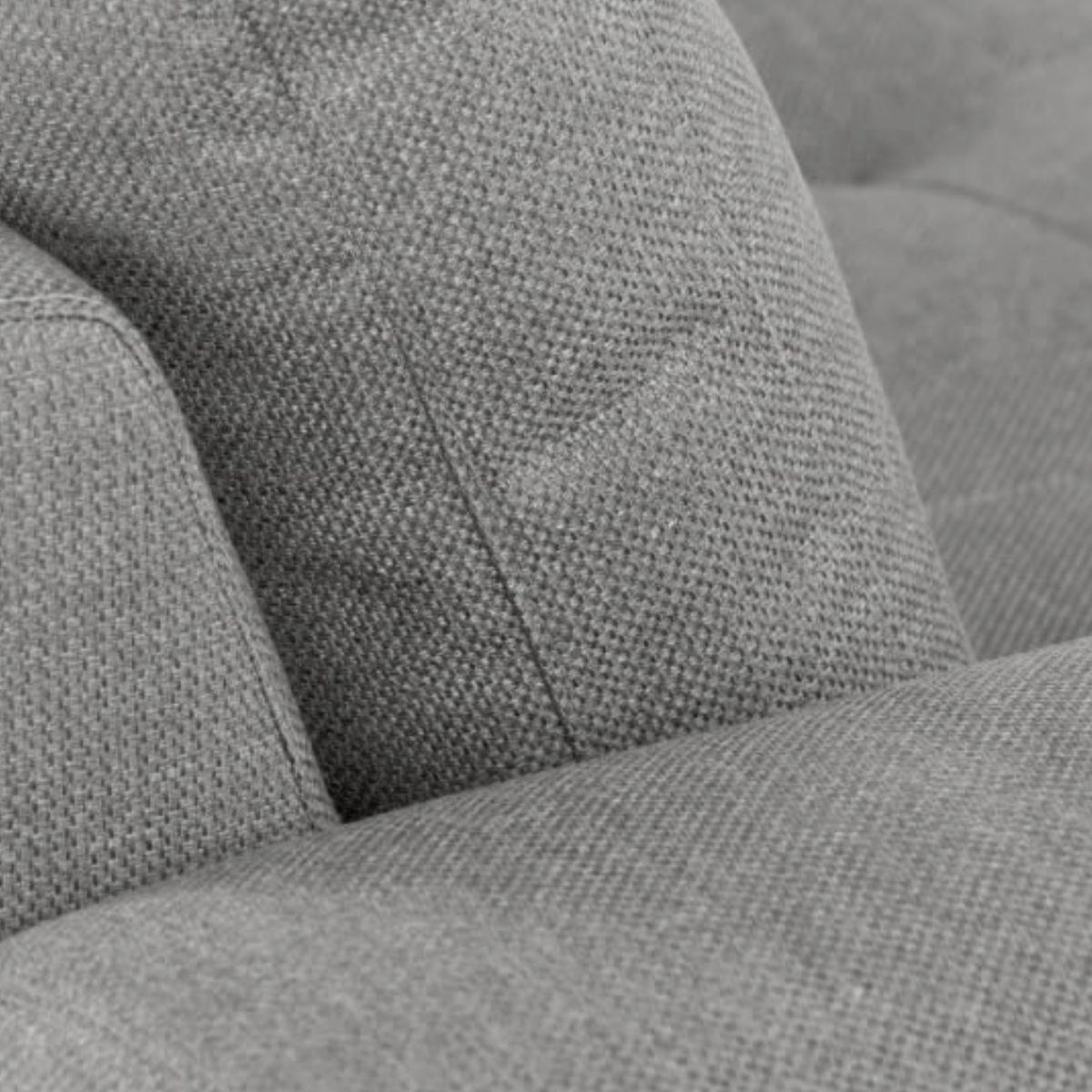 YOLODECORO - Sofá 3 cuerpos Vittorio Gris Perla