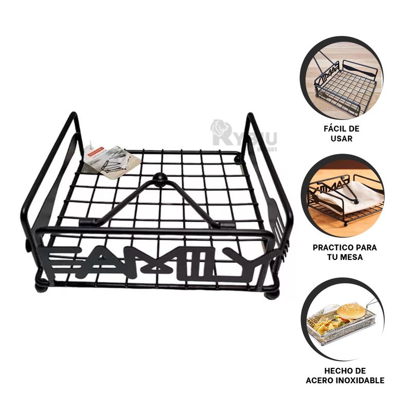 GENERICO - Soporte Compacto de Color Negro Y+Ligas de Regalo