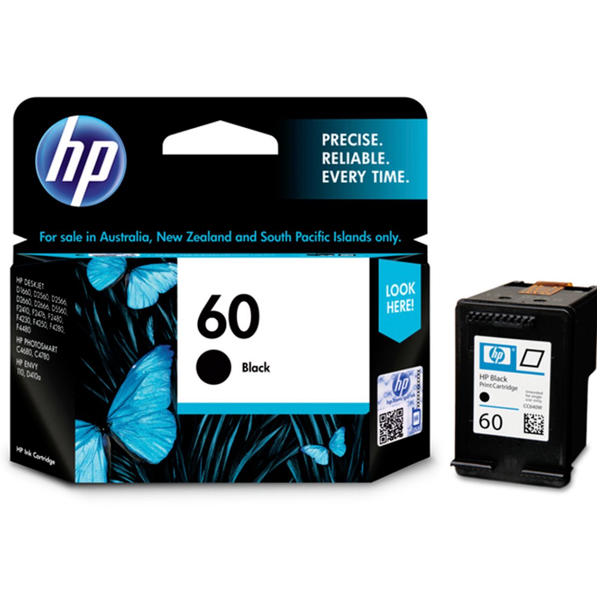 HP - Cartucho de Tinta HP 60 Negro Original