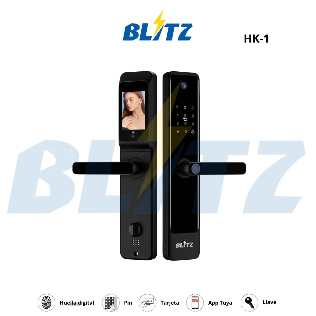 BLITZ - Cerradura Inteligente Wifi Cámara HK-1