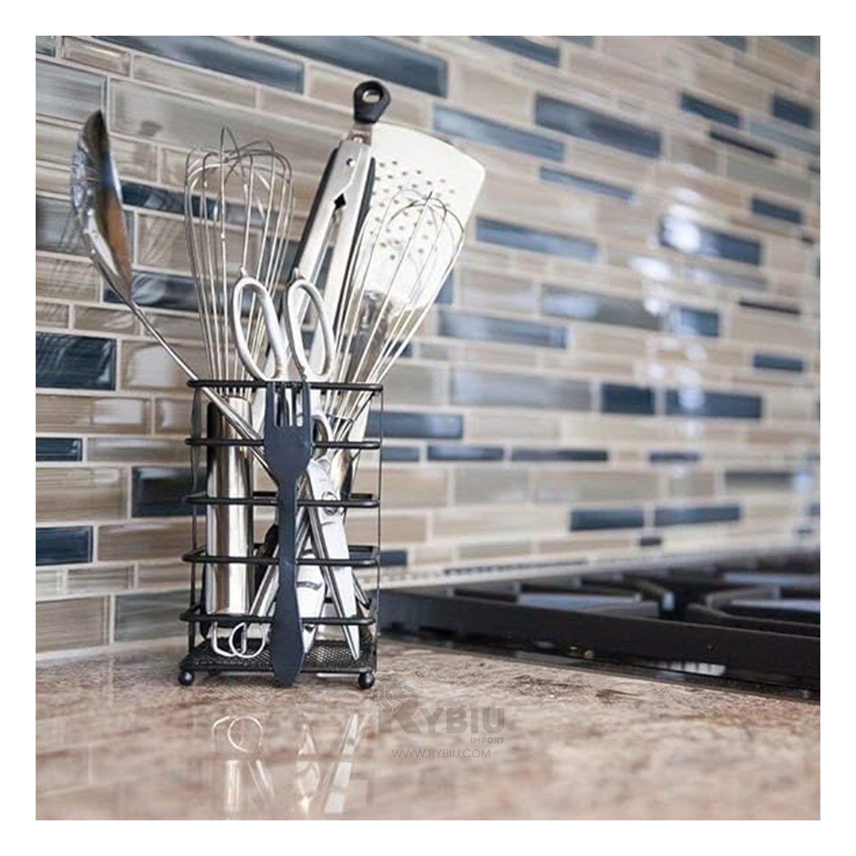 GENERICO - Organizador Eficiente en Color Negro Y+Post-it Adhesivos