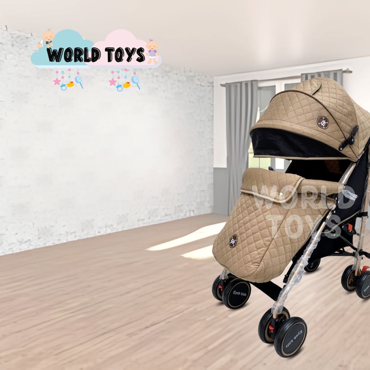 KIDS - Coche Bastón  «ISABEL PRO» Beige