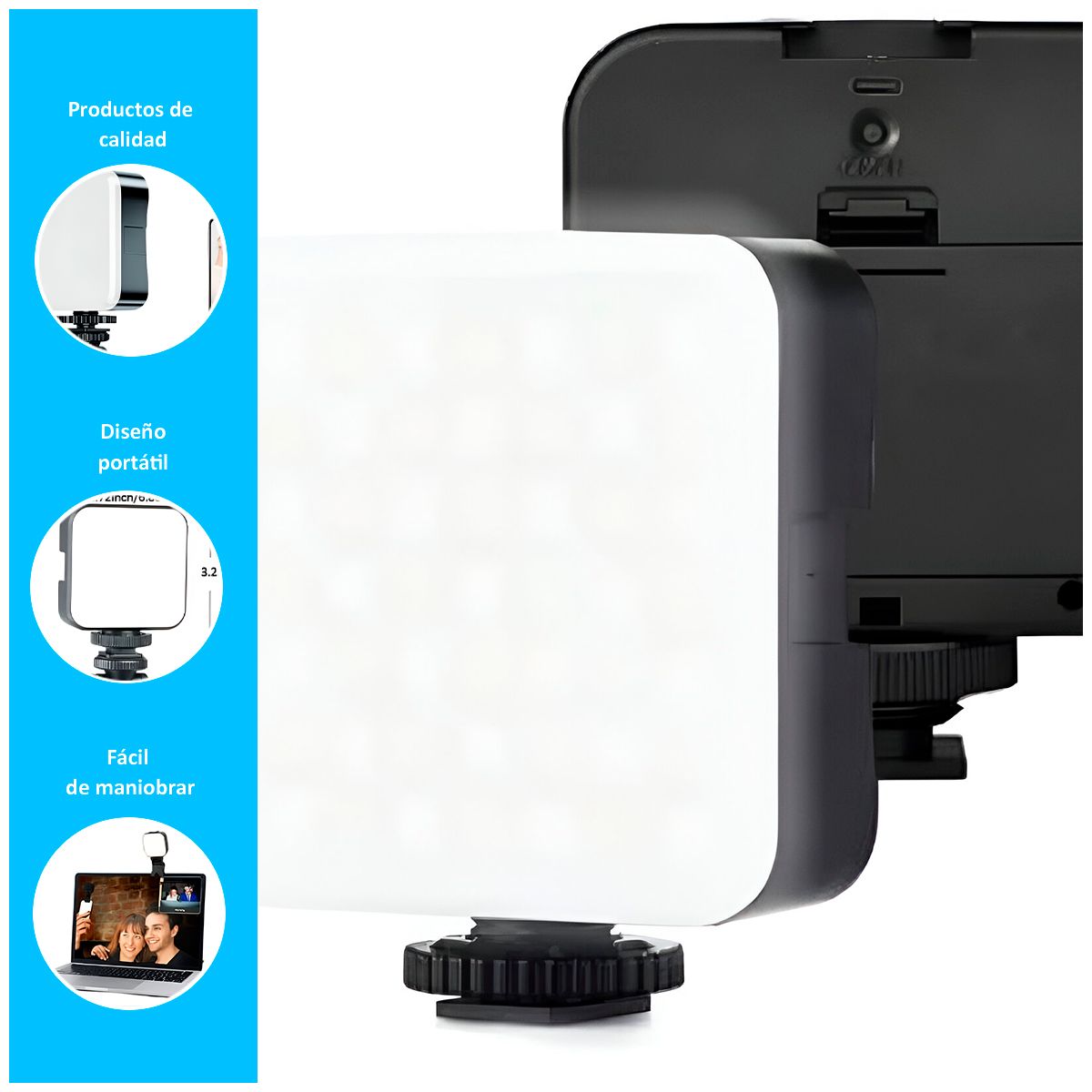 GENERICO - Mini luz LED para Celular y Cámara