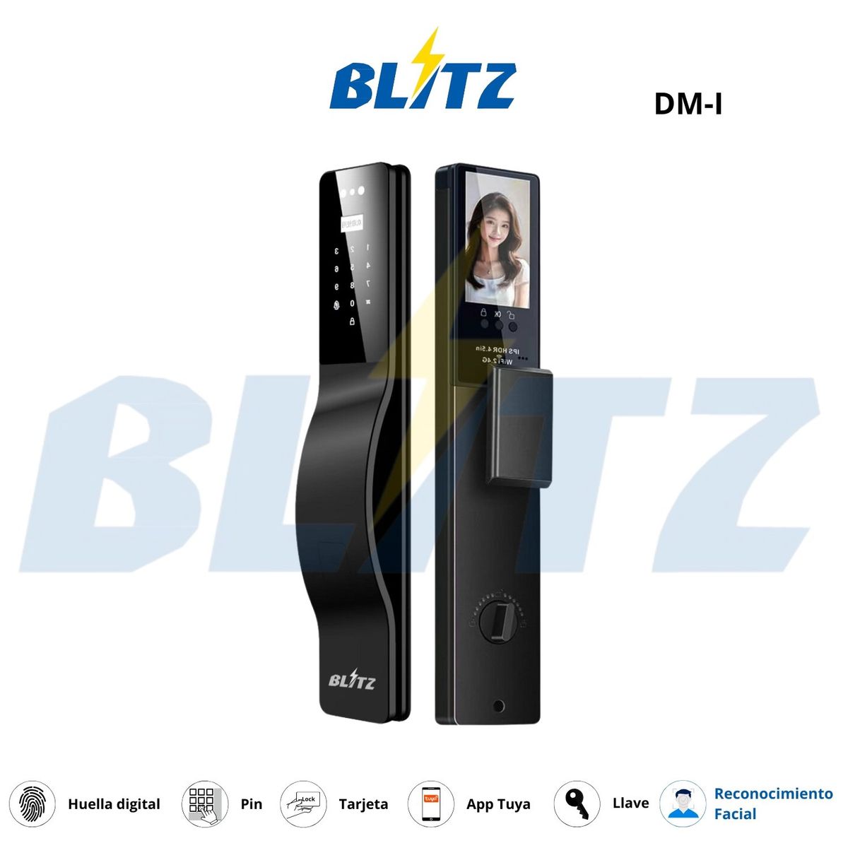 BLITZ - Cerradura Inteligente Wifi Cámara DM-I