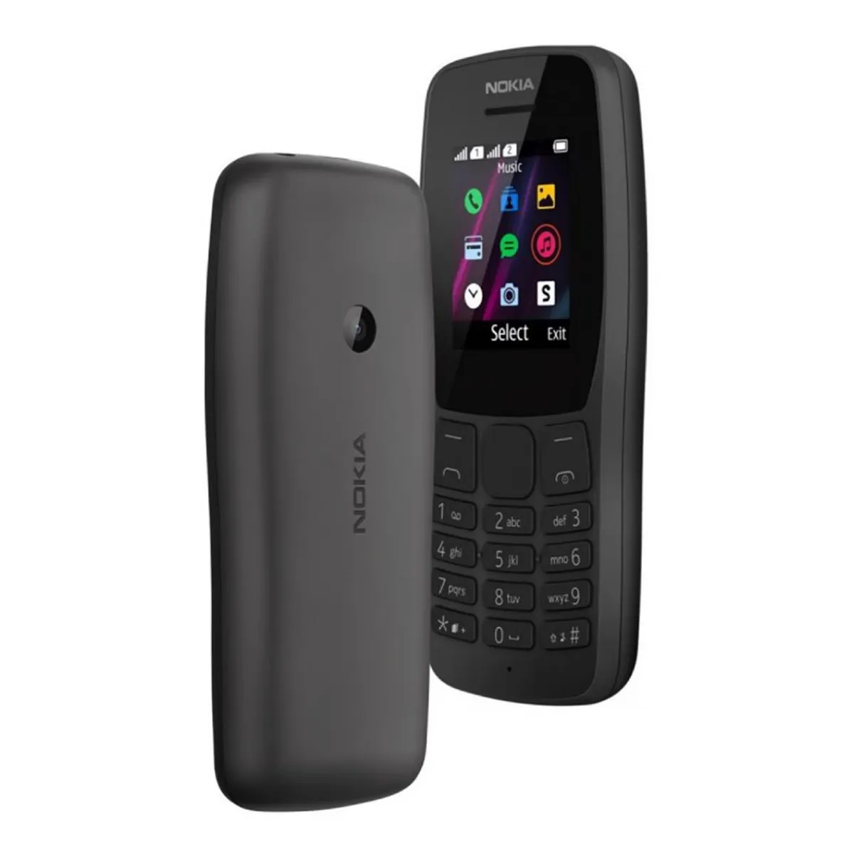 NOKIA - Celular Básico Nokia 110 Dual Sim 1.8 GSM Radio FM Cámara Slot MicroSD