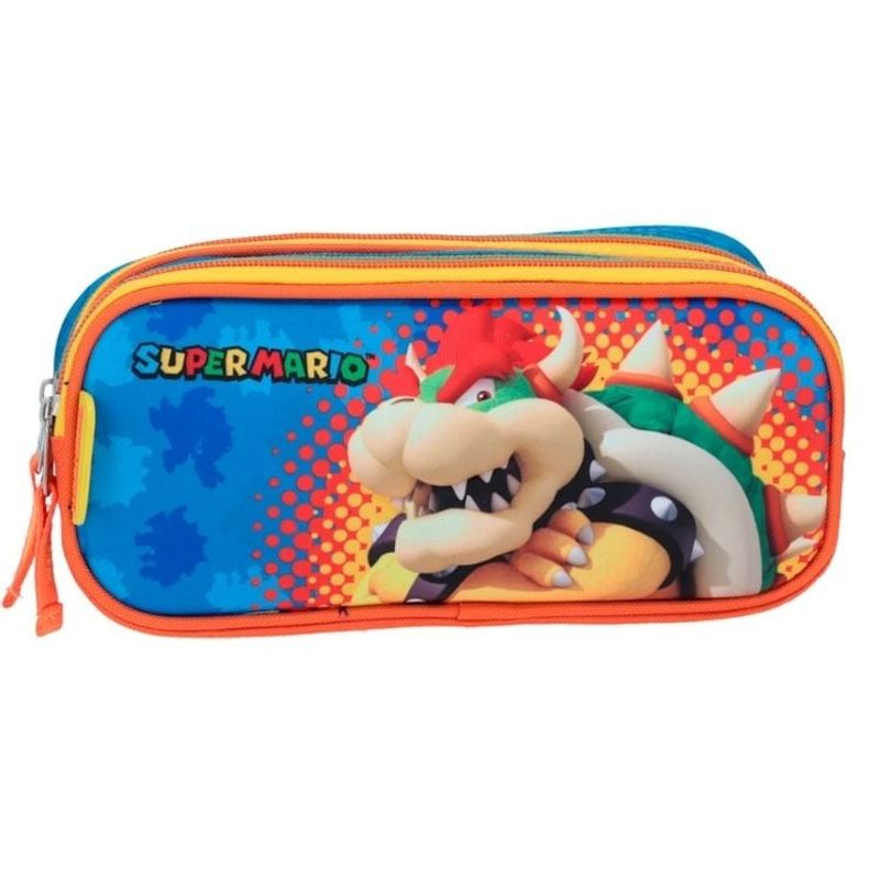 NINTENDO - CARTUCHERA  AZUL MARIO BROS KART