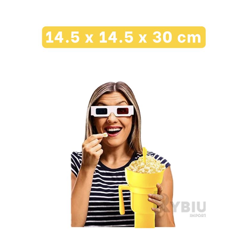 GENERICO - Envase Grande de Bebidas Amarillo Y+Envoltorio de Regalo