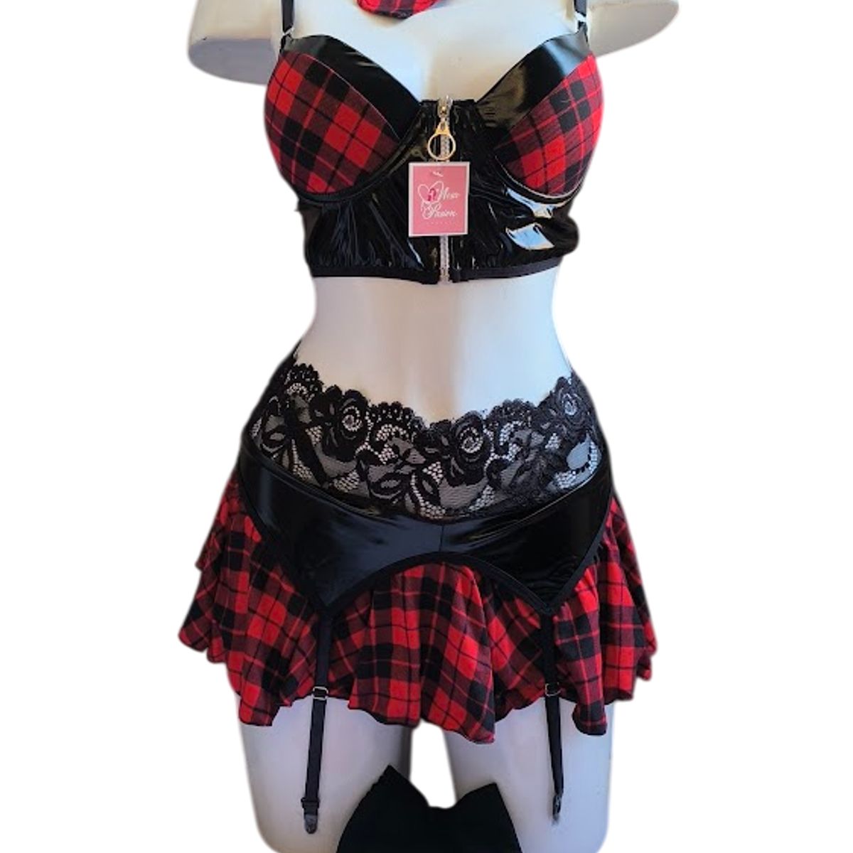 GENERICO - DISFRAZ COLEGIALA LENCERIA SEXY