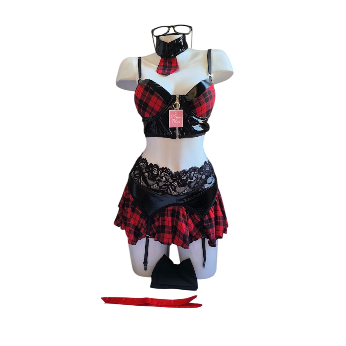 GENERICO - DISFRAZ COLEGIALA LENCERIA SEXY