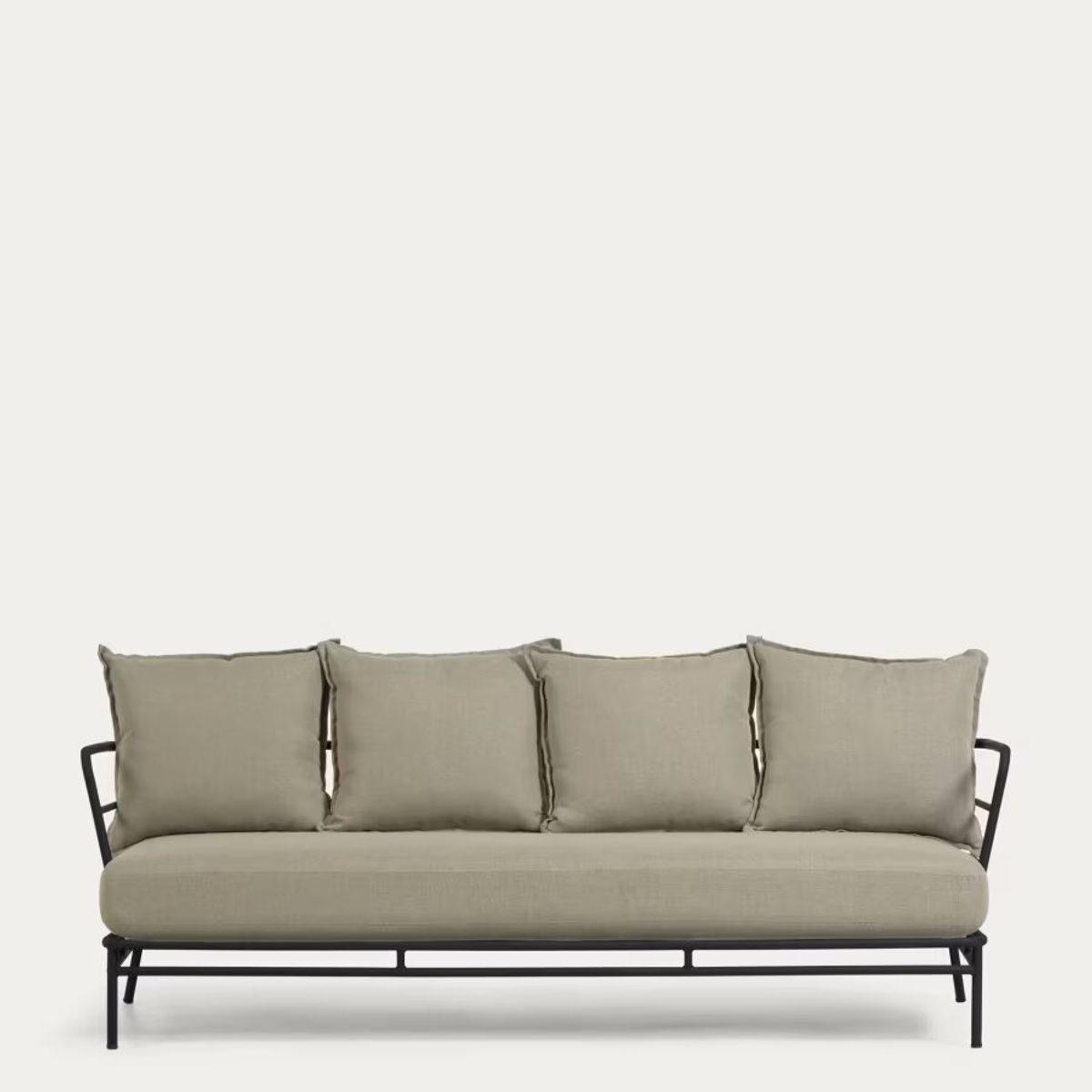 YOLODECORO - Sofá 3 Cuerpos Mareluz Verde