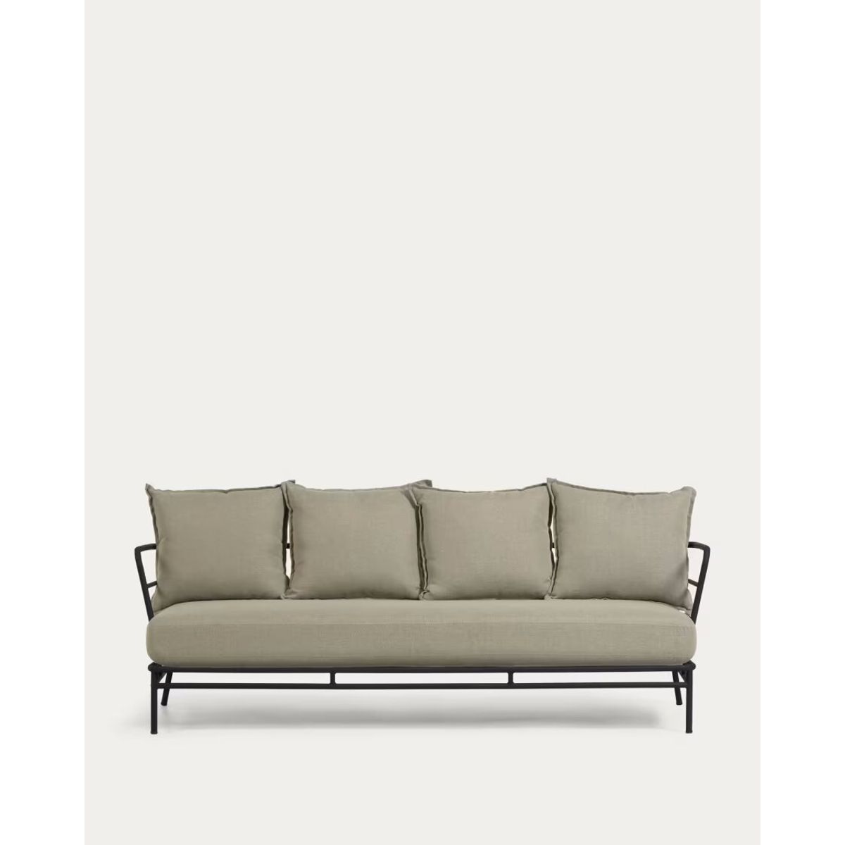 YOLODECORO - Sofá 3 Cuerpos Mareluz Verde