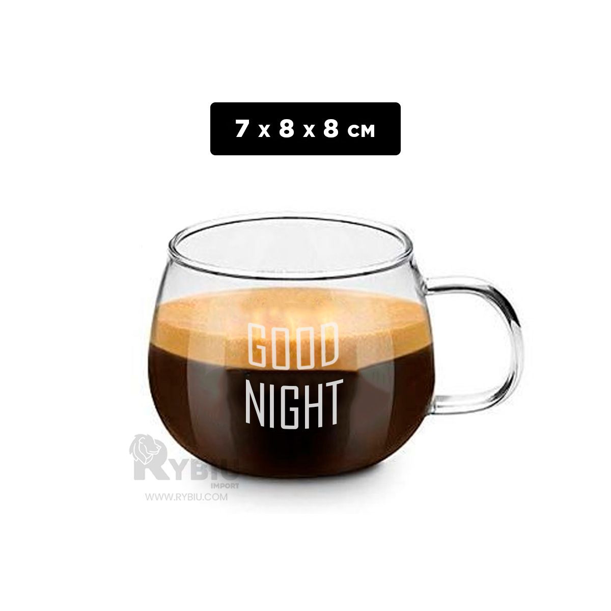 GENERICO - Vaso Duro de Good Night Y+Regalo Ligas para Peinar