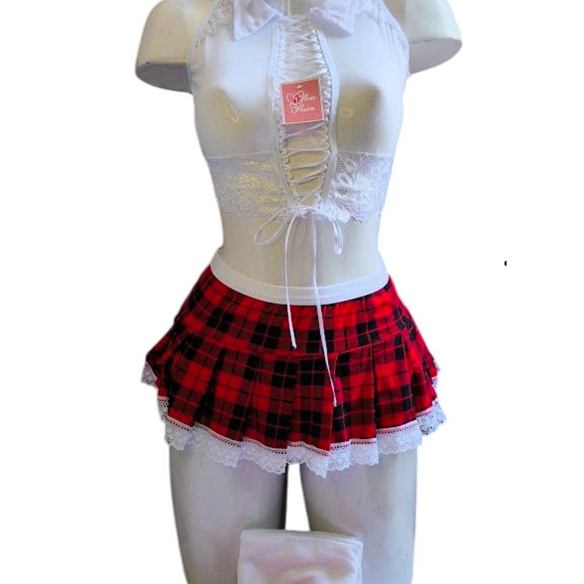 GENERICO - DISFRAZ COLEGIALA LENCERIA SEXY