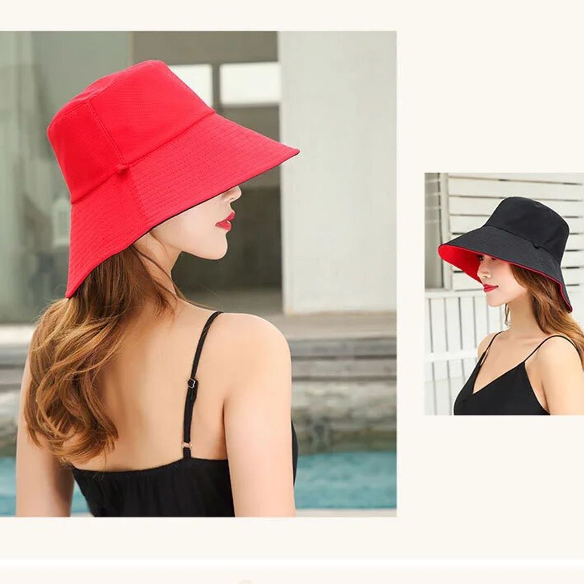 GENERICO - SOMBRERO REVERSIBLE UNISEX