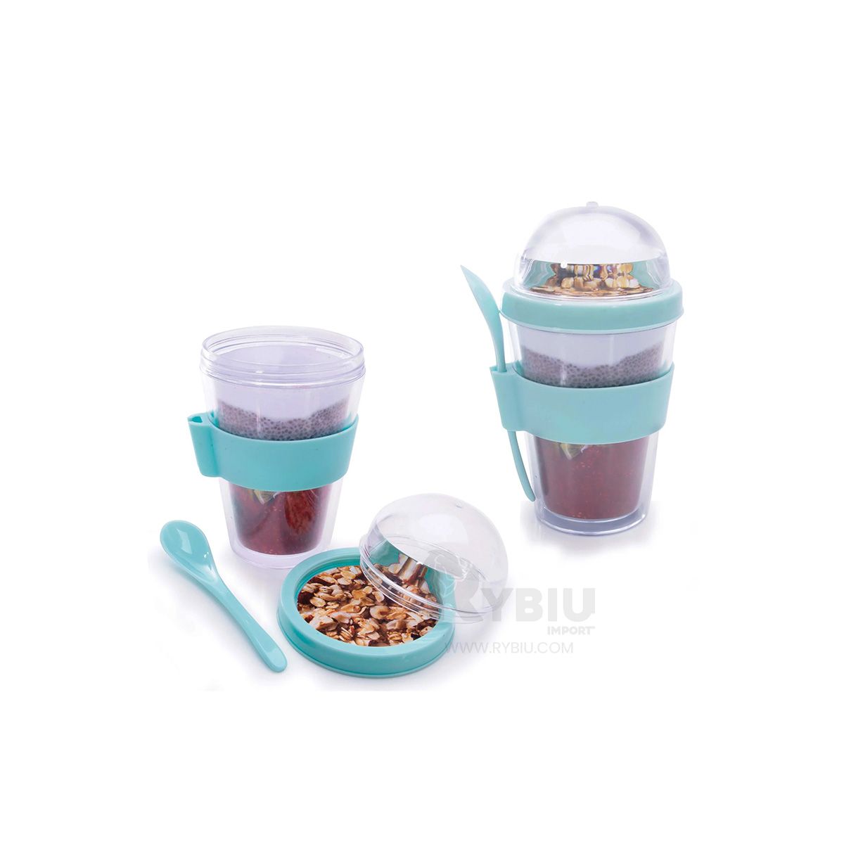 GENERICO - Taza Elegante en 350ML Celeste Y+Regalo Agendita