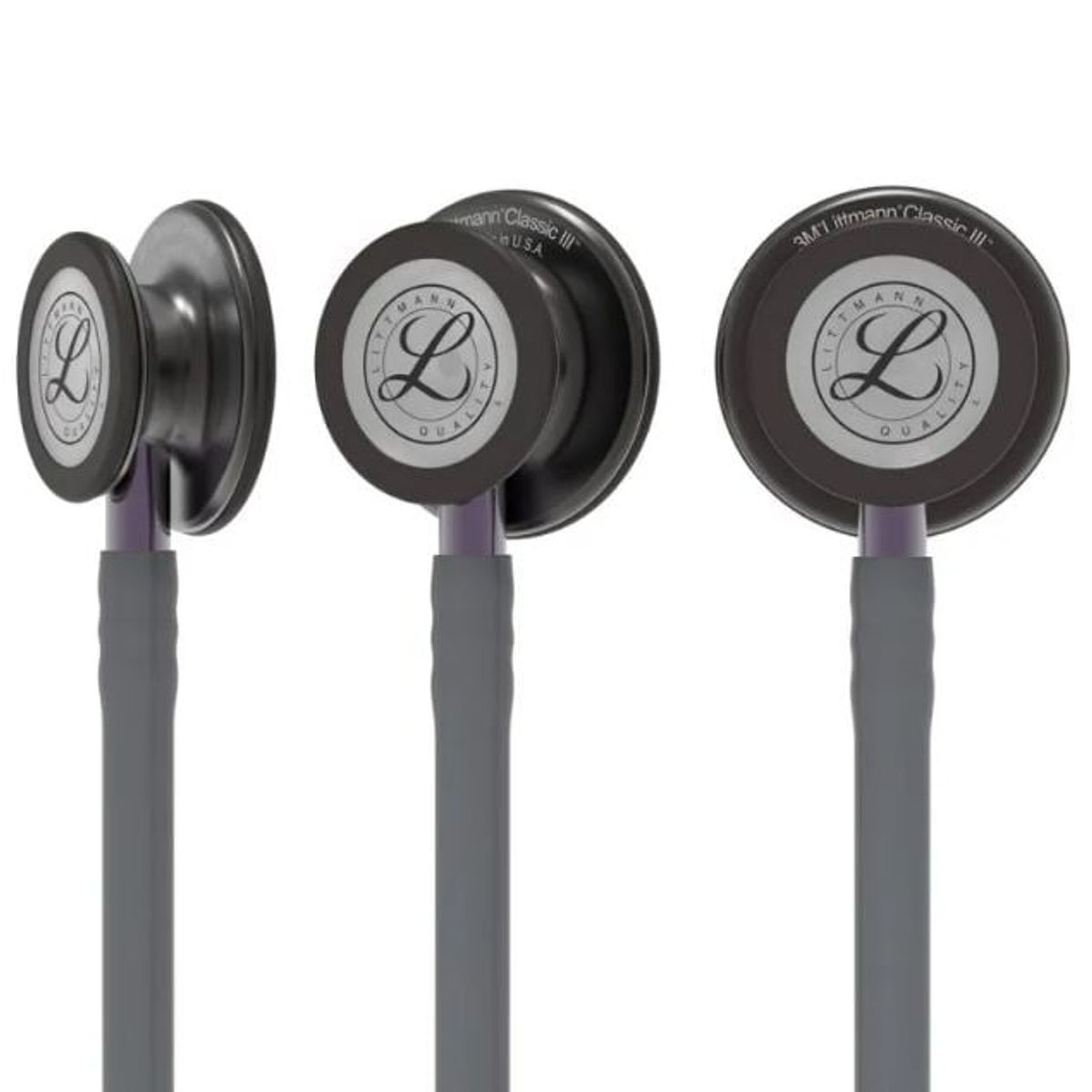 LITTMANN - Estetoscopio Classic III Gris Negro 5873 E.E. Littmann