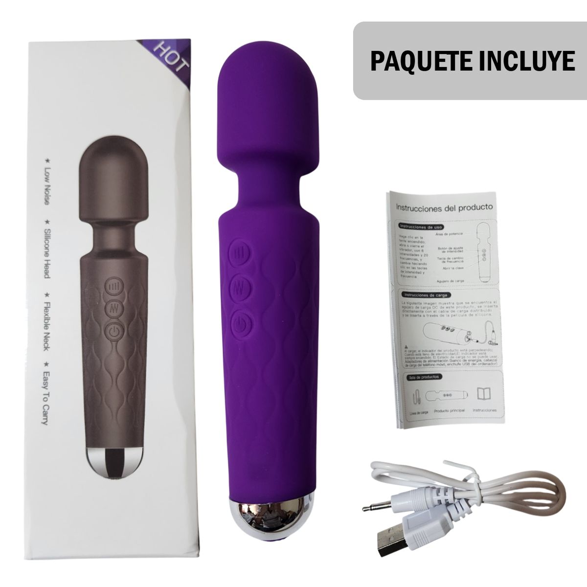 GENERICO - Vibrador estimulador de clítoris 20 modos y 8 velocidades con relieve
