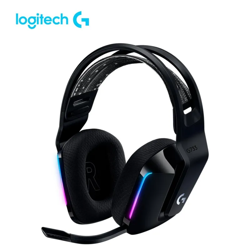 LOGITECH - AUDIFONO CMICROF LOGITECH G733 LIGHTSPEED BLACK 981-000863