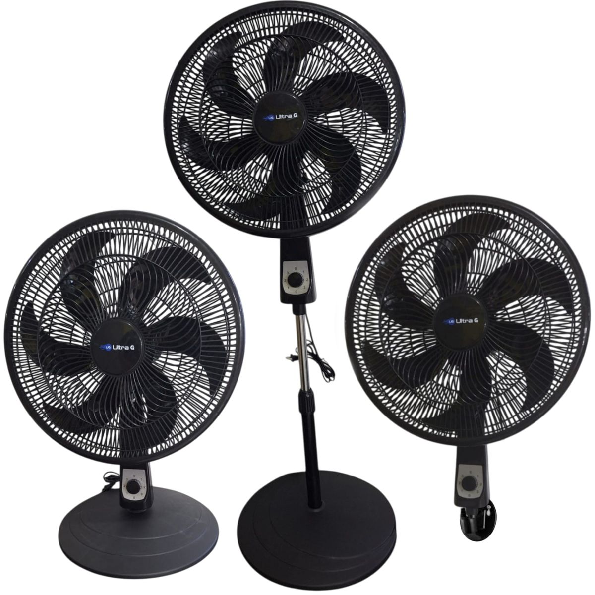 UG ULTRA G - Ventilador 3 en 1 Silencioso 18"pulgadas de 90W NEGRO