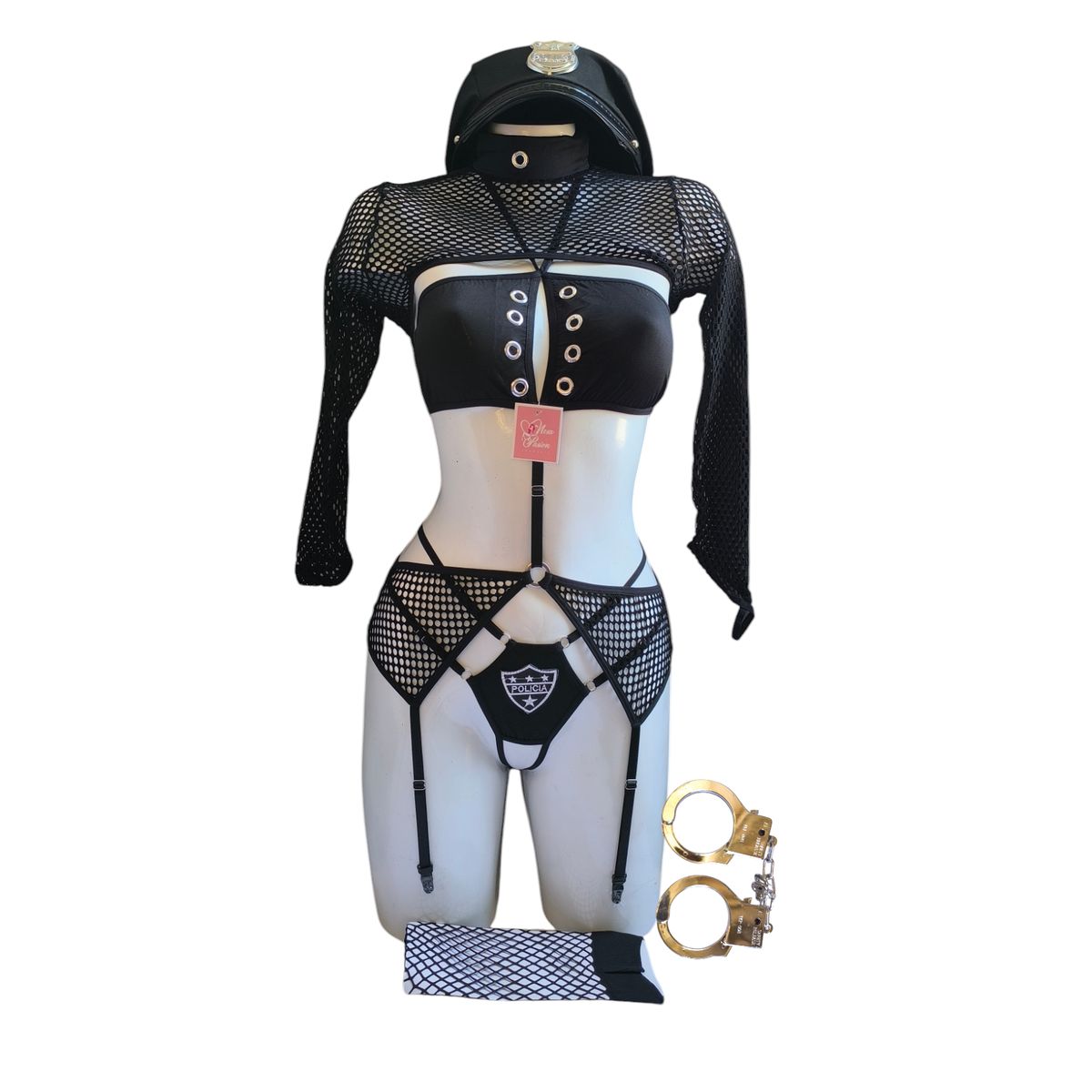 GENERICO - DISFRAZ DE POLICIA LENCERIA SEXY