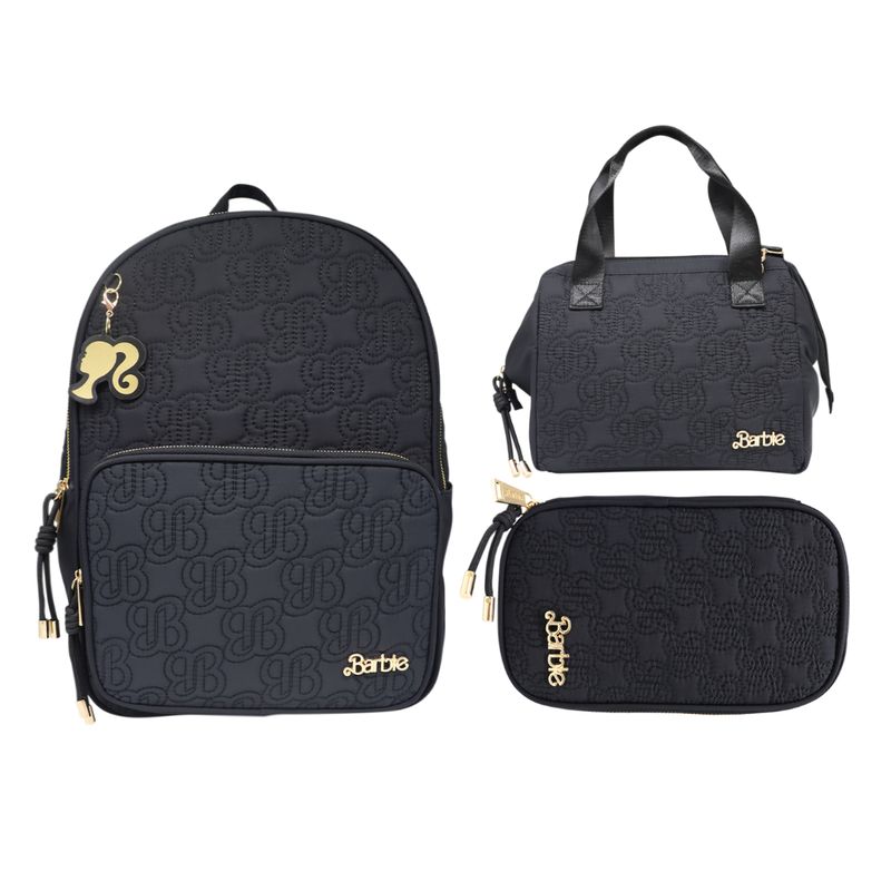 CHILDRENS CLUB - Pack Mochila Juvenil Oficio Barbie Negra
