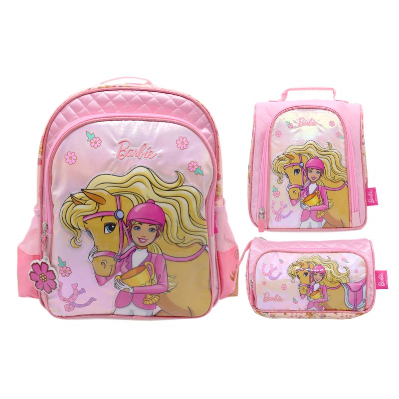 CHILDRENS CLUB - Pack Escolar Mochila Oficio Barbie Caballo