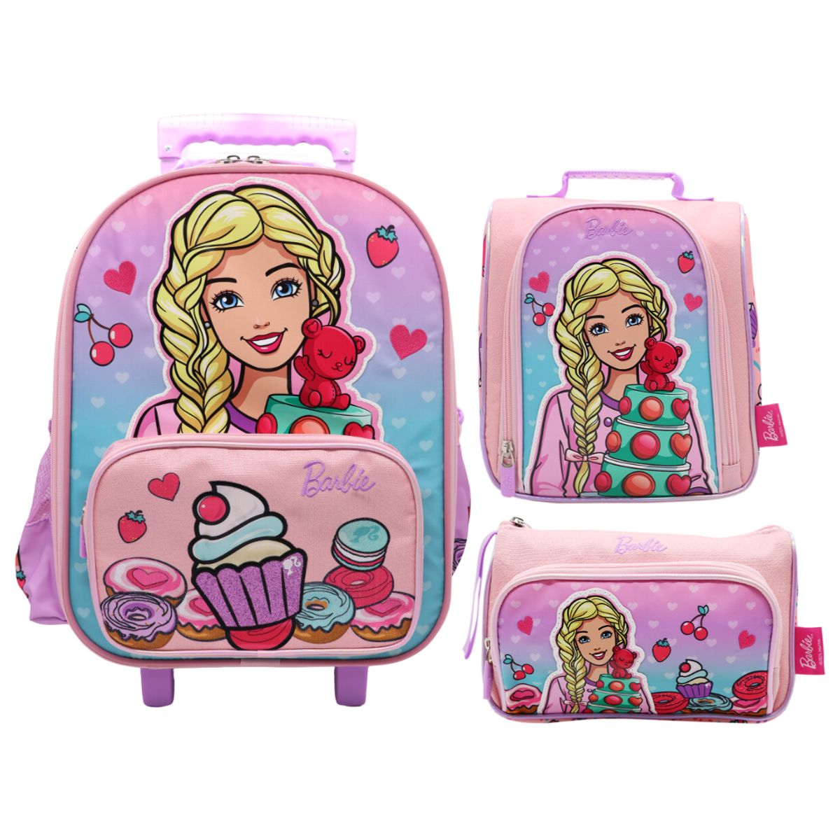 CHILDRENS CLUB - Pack Escolar Maleta Oficio Barbie Cupcakes