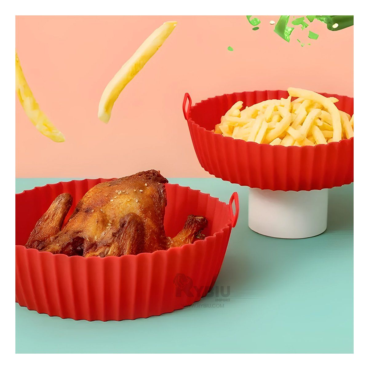 GENERICO - Molde Util para Freir en Multicolor Y+Papel de Regalo