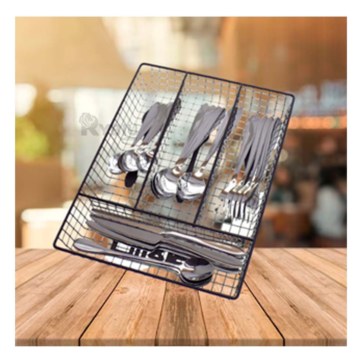 GENERICO - Caja de Utensilios con 4 Espacios Tono Negro