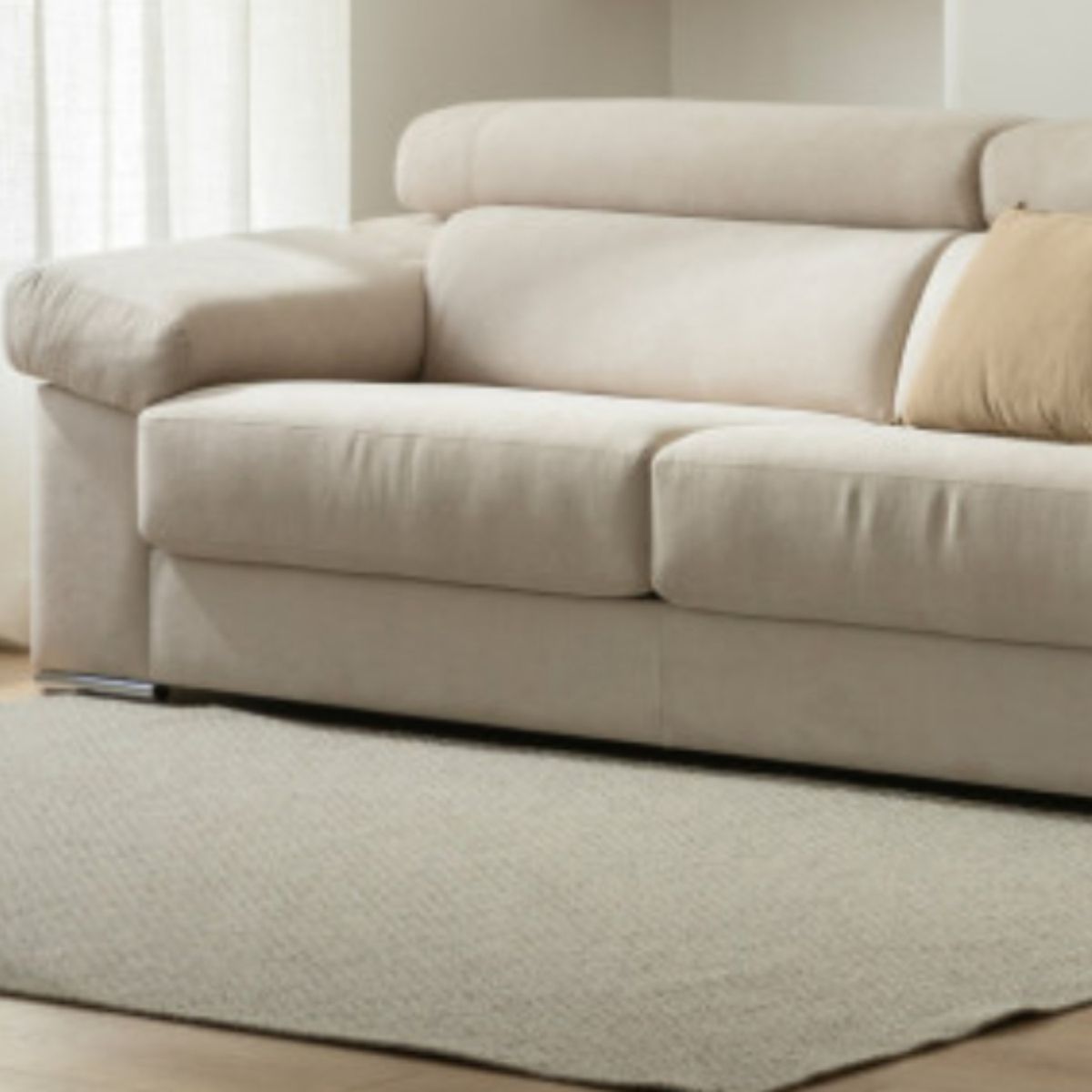 YOLODECORO - Sofá 3 Cuerpos Dolmen Beige