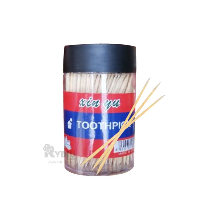 RYBIU IMPORT - Combo de Mondadientes Biodegradables Negro Y+Regalo Stickers