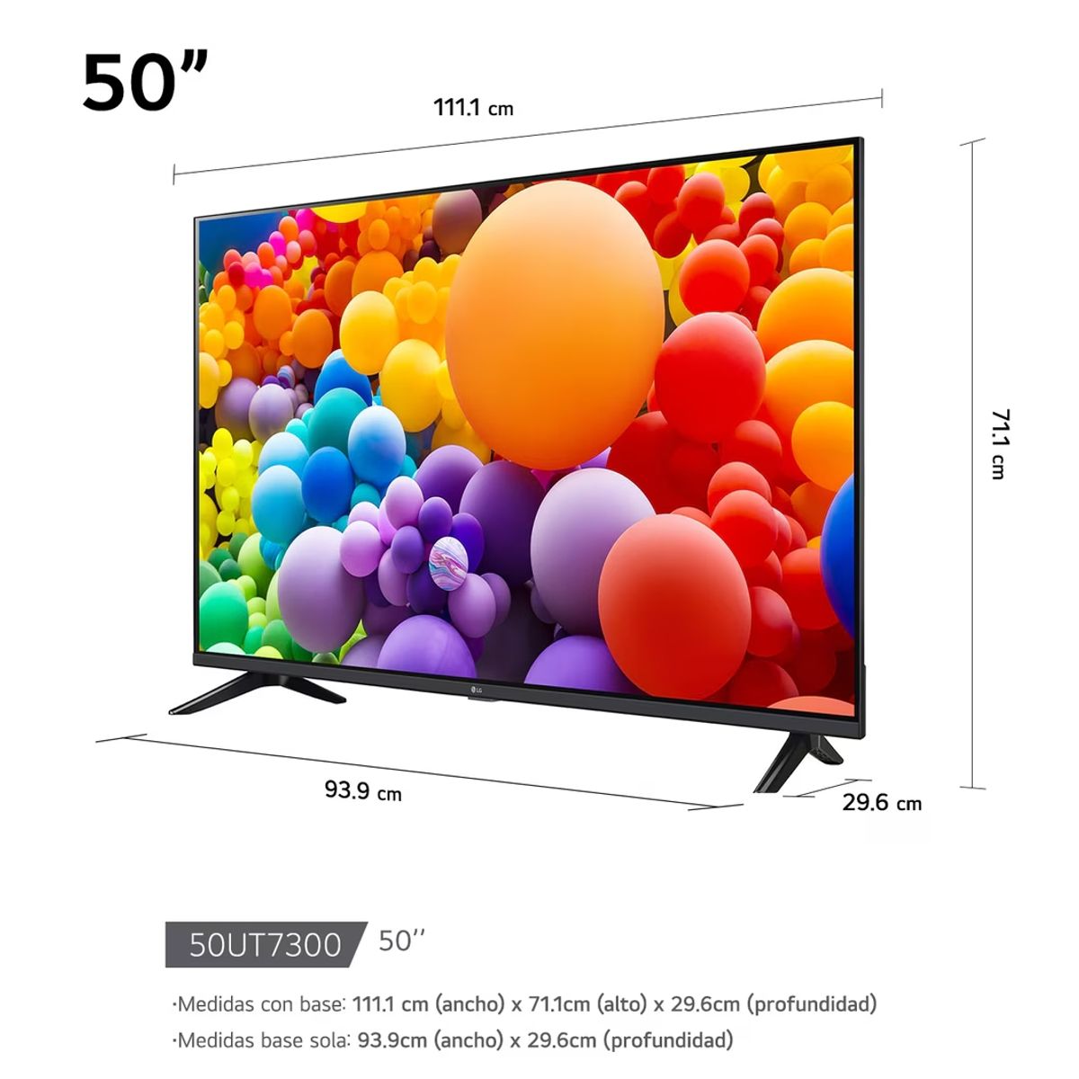 LG - Televisor 50 Lg Uhd 4k Thinq Ai 50ut7300psa 2024